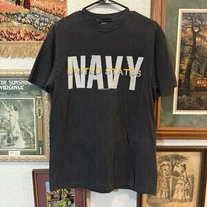 Vintage 90s RARE United States Navy Military Shirt Size Large